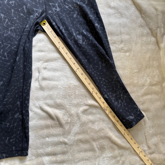 Lululemon Size 6 Wunder Under Pant Leggings Black Star Crushed Coal Pull On - Picture 5 of 5